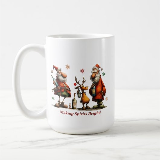 Making Spirits Bright Mug Kaffeetasse (Links)