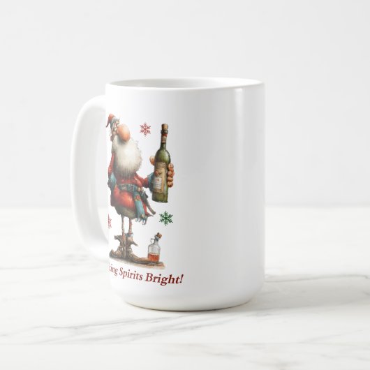 Making Spirits Bright Mug Kaffeetasse (Vorderseite Links)
