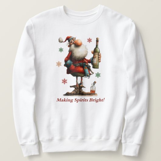 Making Spirits Bright Sweatshirt (Design vorne)