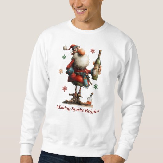 Making Spirits Bright Sweatshirt (Vorderseite)