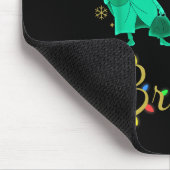 Making Srits Bright Christmas Retro Groovy Christm Mousepad (Ecke)