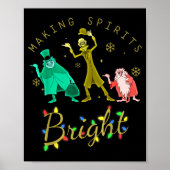 Making Srits Bright Christmas Retro Groovy Christm Poster (Vorne)