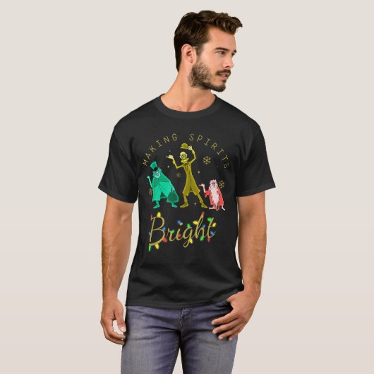 Making Srits Bright Christmas Retro Groovy Christm T-Shirt (Vorne ganz)