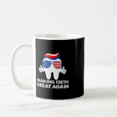 Making Teeth Great Again Funny Teeth Trump Hair  Kaffeetasse (Links)