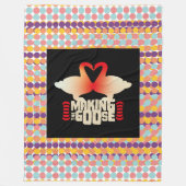 MAKING THE GOOSE BY MASANSER PIXELAT FLEECEDECKE (Vorderseite)