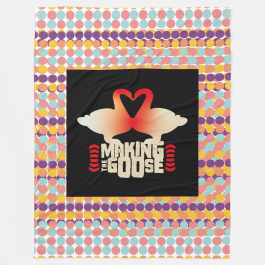 MAKING THE GOOSE BY MASANSER PIXELAT FLEECEDECKE (Vorderseite)