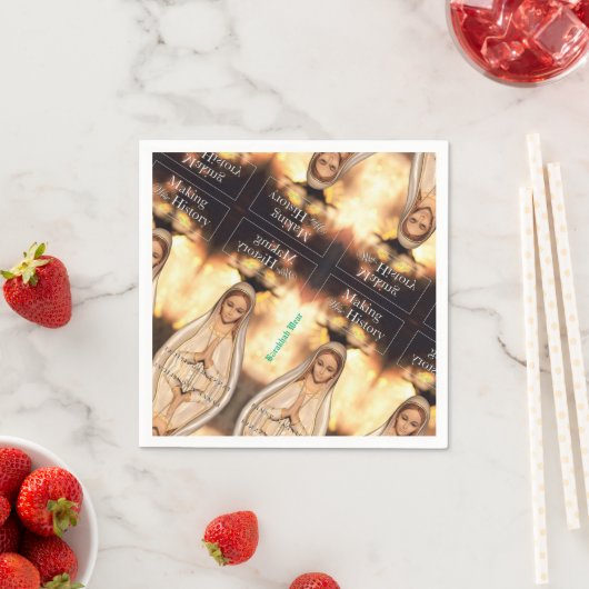 Making Wise History Serviette (Beispiel)