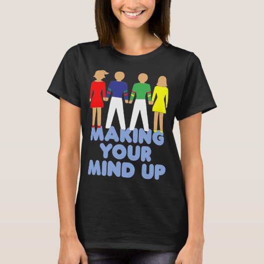 Making Your Mind Up - Bucks Fizz - Eurovision Lied T-Shirt (Vorderseite)