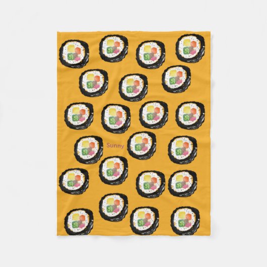 makissushi fleecedecke (Vorderseite)