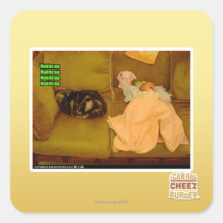 Makitstop Quadratischer Aufkleber