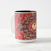 Makkah Matten-Tasse Zweifarbige Tasse (Vorderseite Links)