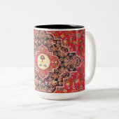 Makkah Matten-Tasse Zweifarbige Tasse (VorderseiteRechts)