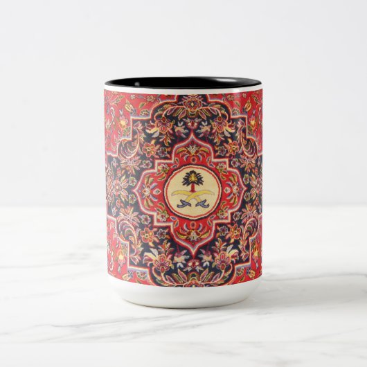 Makkah Matten-Tasse Zweifarbige Tasse (Mittel)