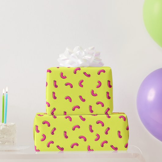 Makkaroni-Käse-Geschenkpapier Geschenkpapier (Partygeschenke)