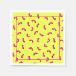Makkaroni-Käse-Papier-Taschentuch Serviette