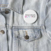 Makkaroni-Kinderknopf Button (Beispiel)