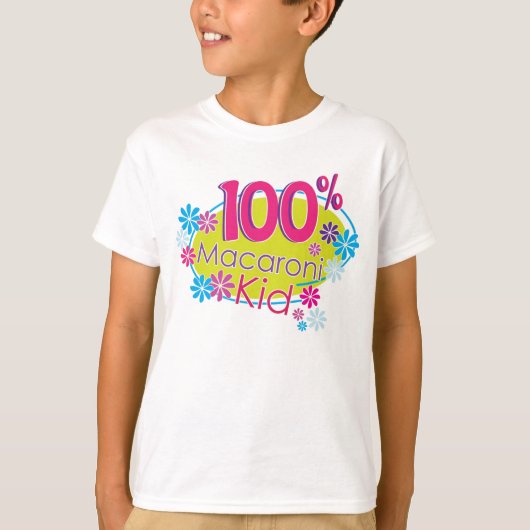 Makkaroni-KinderT - Shirt 100% für Kinder (Vorderseite)