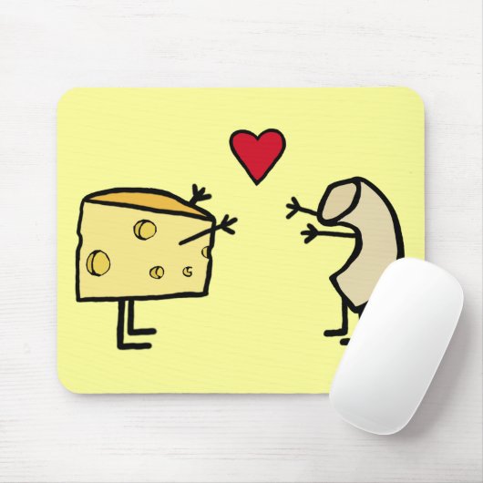 Makkaroni mit Käse Mousepad (Mit Mouse)