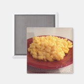 Makkaroni und Käse Magnet (Vorderseite/Rückseite)