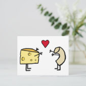 Makkaroni und Käse Postkarte (Stehend Vorderseite)
