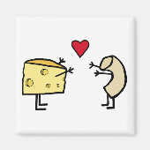 Makkaroni- und Käsemagnet Magnet (Vorne)