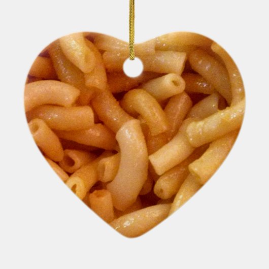 Makkaronis mit Käse Keramik Ornament (Hinten)