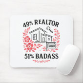 Makler 49% Makler 51% Schlecht Mousepad (Mit Mouse)