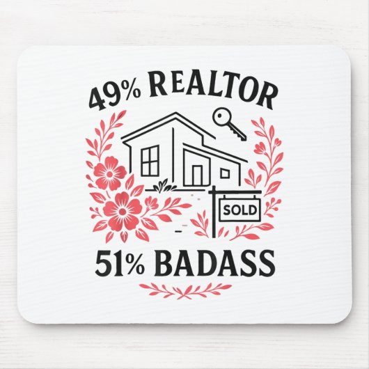 Makler 49% Makler 51% Schlecht Mousepad (Vorne)