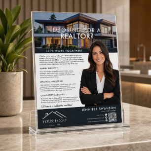 Makler-Marketing-Flyer Moderner Immobilienmakler Flyer