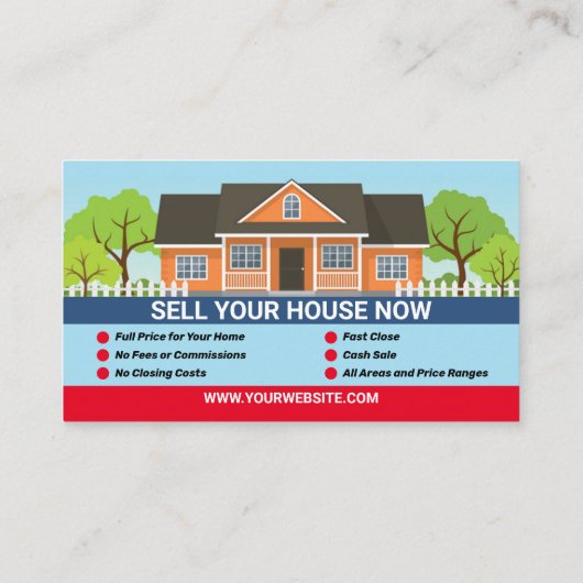 Makler- und Anleger-Visitenkarten für Real-Anwesen Visitenkarte (Rückseite)