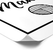 Maklergarne + Handwerkstyppografie Poster (Ecke)