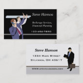 Maklergesellschaft Visitenkarte (Vorne/Hinten)