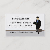 Maklergesellschaft Visitenkarte (Rückseite)