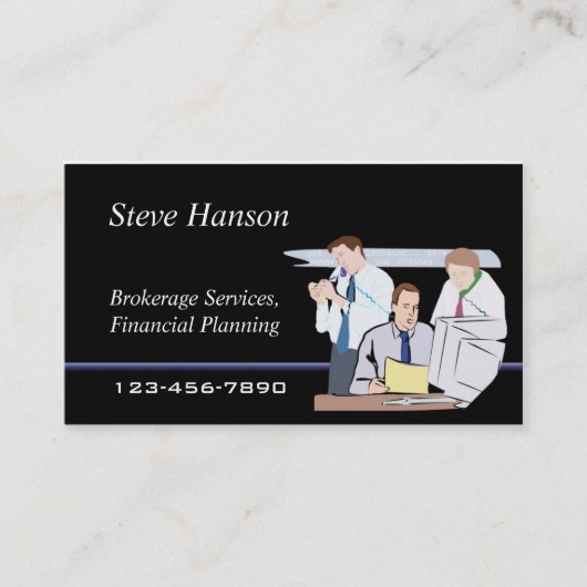 Maklergesellschaft Visitenkarte (Vorderseite)