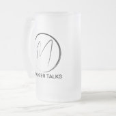Maklier spricht 16oz Mattierte Tasse (Vorderseite Links)