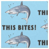 Mako-Haifisch: Dieses beißt! Stoff (Nahaufnahme)