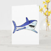 Mako-Haifisch Karte (Gelbe Blume)