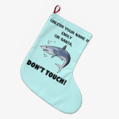 Mako-Haifisch: Nicht tun Großer Weihnachtsstrumpf (Vorderansicht (hängend))