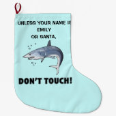 Mako-Haifisch: Nicht tun Großer Weihnachtsstrumpf (Vorderseite)