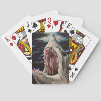 Mako Shark Painting Cards Spielkarten