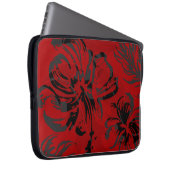 Makole Hibiskus Floral Hawaiian Neoprene Wetsuit Laptopschutzhülle (Vorne Rechts)