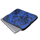 Makole Hibiskus-hawaiischer Neoprenmit Laptopschutzhülle (Vorne Knopf)