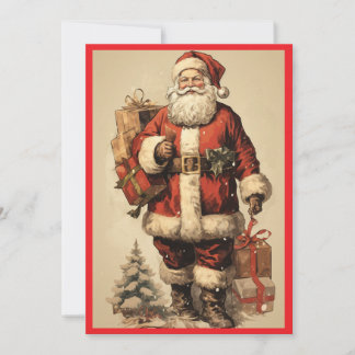MAKOM1000- Vintage Nikolaus Postkarte
