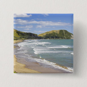 Makorori Beach in der Nähe von Gisborne, Eastland, Button