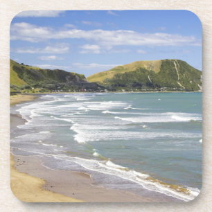 Makorori Beach in der Nähe von Gisborne, Eastland, Getränkeuntersetzer