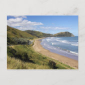 Makorori Beach in der Nähe von Gisborne, Ostland, Postkarte (Vorderseite)