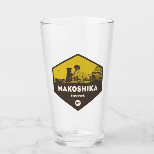 Makoshika Staat Park, Montana Glas (Vorderseite)