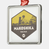 Makoshika Staat Park, Montana Ornament Aus Metall (Links)
