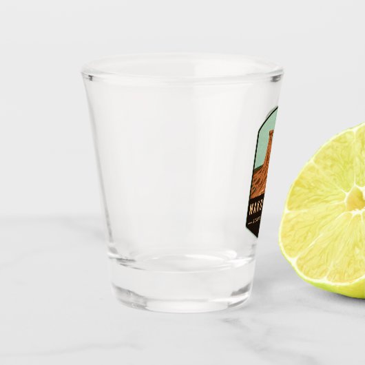 Makoshika State Park Schnapsglas (Links)