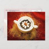 Makówki Dessert in Doppel-Handled-Tasse Postkarte (Vorne/Hinten)